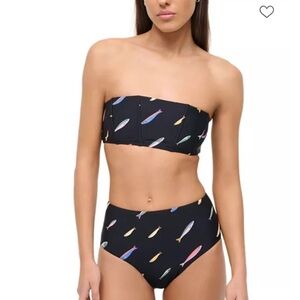 🐟NWT STAUD Mala Bandeau Bikini Top